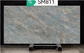 SM811 CALACATTA Printed  Quartz Slabs