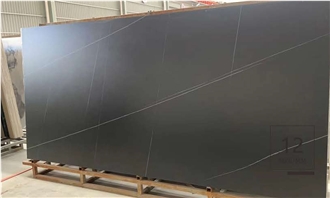 STRAIGHT GRAIN BLACK  Sintered Stone Slabs