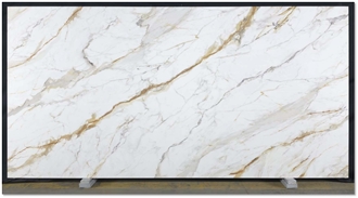 YL22353S  CALACATTA  GOLD Printed Quartz Slabs