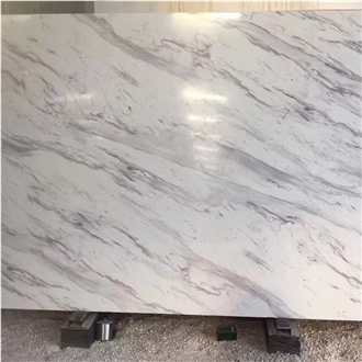 Artificial Calacatta White Quartz Slabs
