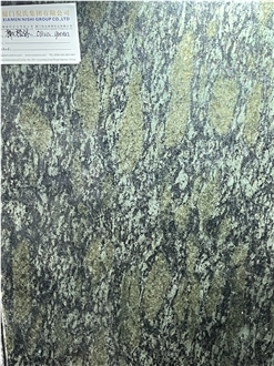 Hot Sale Charming Olive Green Granite Slabs