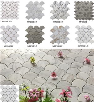 Hot Sale Mosaic Tiles Natural Marble For Kitchen & Washroom