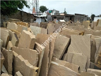 Lalitpur Yellow Sandstone Slabs & Tile