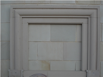 Mint Sandstone Fireplace