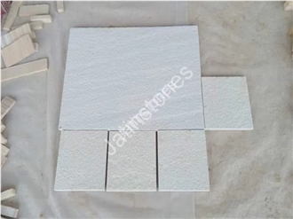Mint White Sandstone Slabs & Tile
