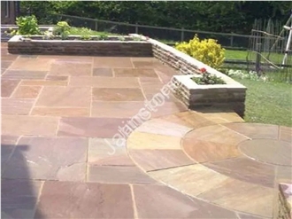 Rajblend Sandstone Tiles Slabs