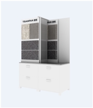 Ceramic Tile Sliding Rack Combine With Drawer Rack