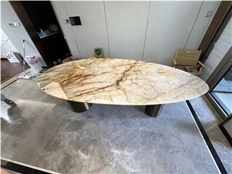 Backlight Big Crystal Patagonia Quartzite Slab Tiles