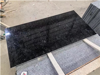 Angola Black Granite Slabs For Floor