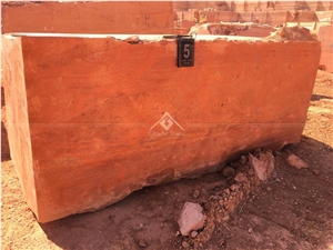 High Quality Red Travertine Blocks