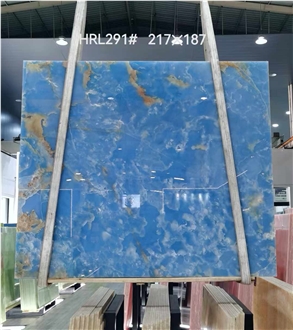 Golden Blue Onyx Slabs