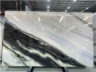 Good Quality Panda White Marble Slab Wall Tiles