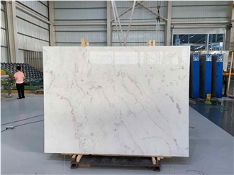 Higher Quality Volakas White Marble Slabs