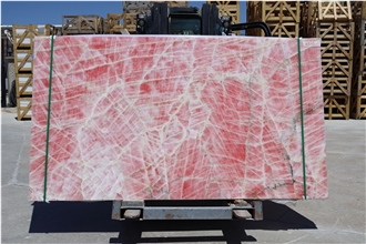 Pink Ice Onyx Slabs