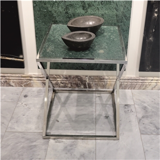 Verde Guatemala Marble Cafe Table