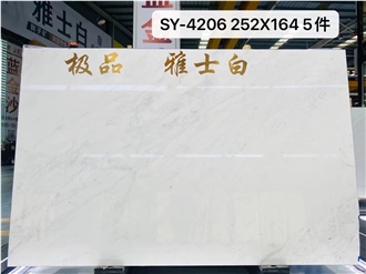 Ariston V Marble Venus White Galaxy Classico Polished Slab