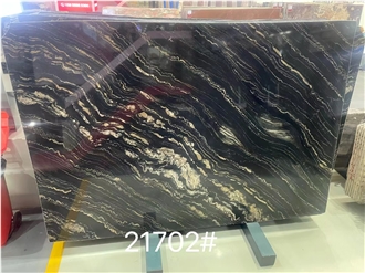 Brazil Black Taurus Granite Slabs