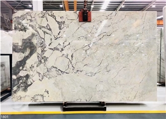 Caribbean Island Marble Slabs Dover Oyster White Stone Tile