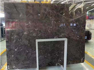 China Emperador Dark Marble Slabs Marron Brown Stone Tile