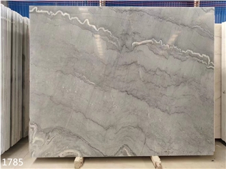 China Galanz Grey Marble Slabs Athens Silver Stone Tile