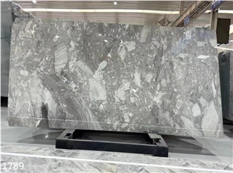 China Milano Grey Marble Slabs Milan Fox Gray Floor Use