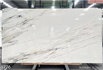 Dior White Marble Slabs White Ornamental Stone Interior Use