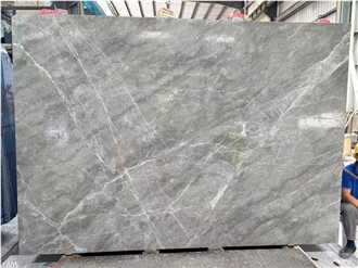 Hermes Gray Marble Slabs Shadow Grey Stone Tile