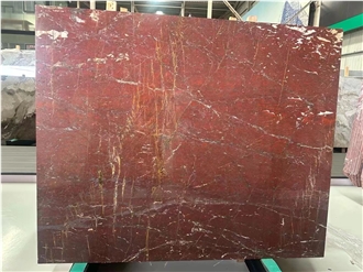 Red Albania Marble Slabs Kolosian Kuke