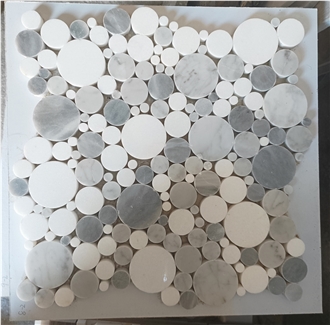Colorful Penny Mosaic Tiless