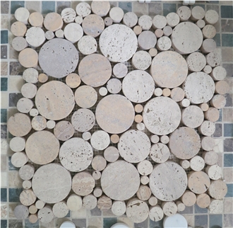 Colorful Penny Mosaic Tiless