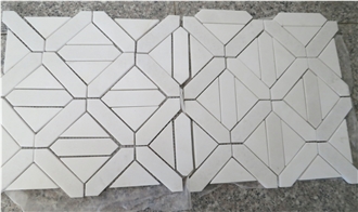 Crystal White  Mosaic Tiles