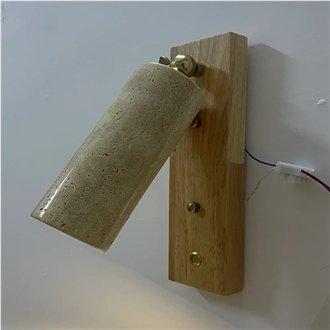 Beige Travertine Wall Light Home Decor Products