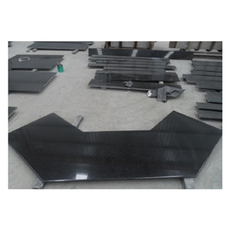 Black Galaxy Granite Peninsula Kitchen Countertops