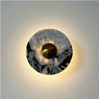 Blue Marble Wall Light Home Decor Products
