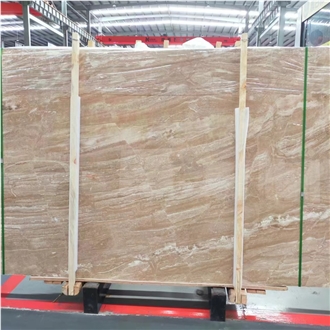 Daino Beige Marble Slab For Wall Tiles