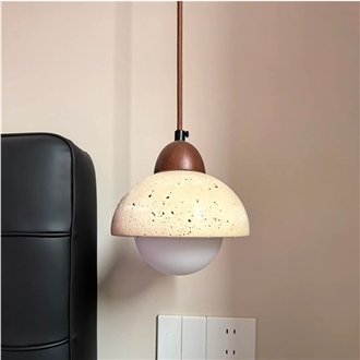 Hrst Stone Travertine Pendant Light Home Decor Products