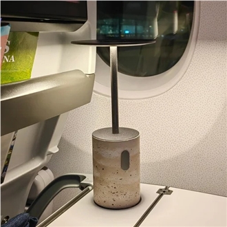 Natural Stone Travertine Table Lamp Home Decor Products