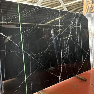 Nero Marquina Marble Slabs For Wall Tiles