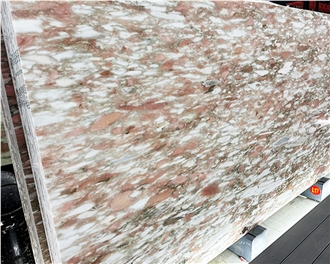 Norwegian Rose Marble Slabs, Tiles
