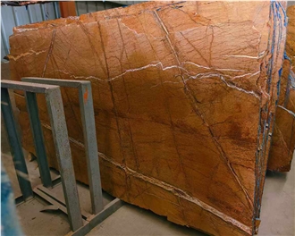 Rainforest Brown Marble Slabs, Tiles