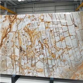 Roman Impression Quartzite Slab For Wall Tiles