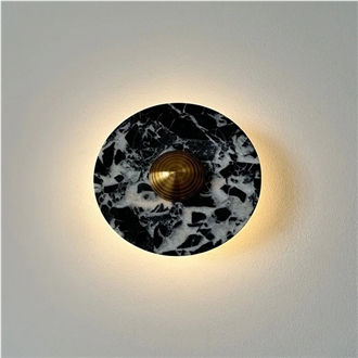 Round Marble Wall Light Home Decor Products