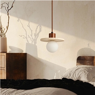 Travertine Pendant Chandelier Light Home Decor Products
