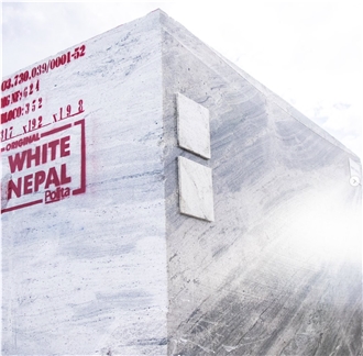 White Nepal Granite Blocks