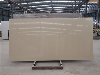Beige Stone Tiles For Decoration Wall Engineered Stone Slabs