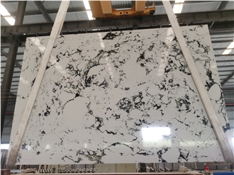 Esmeralda Fría Engineered Marble Slabs For Wall Floor Stone