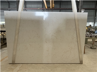 Flash Gold Engineered Marble Slab Wall Floor