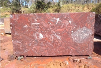 Iron Red Quartzite Blocks