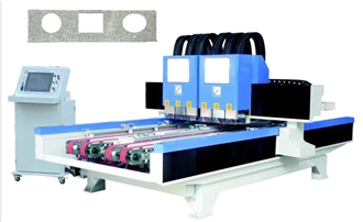 SIX HEADS DOUBLE WORKTABLE AUTOMATIC Sink Hole Cutting Machine（TM700S6）