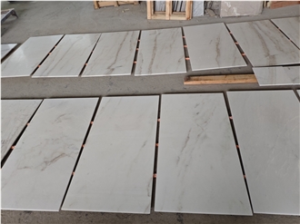 Alaska White Marble Polished Tiles